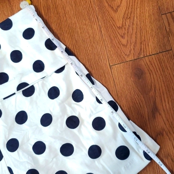 NWOT Rare Editions Solid Knit Navy Top Polka Dot Shorts Nautical Beach Set Sz 7 - Picture 8 of 17